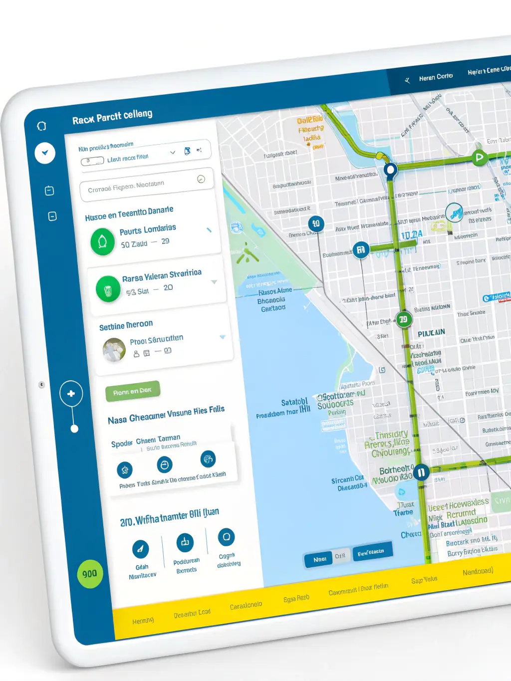 An image of the PassGo24.com route planner with filter options highlighted, allowing users to customize their search based on preferences.